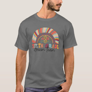 Camiseta Equipo De Sexto Grado De Arcoiris Estudiante De Se