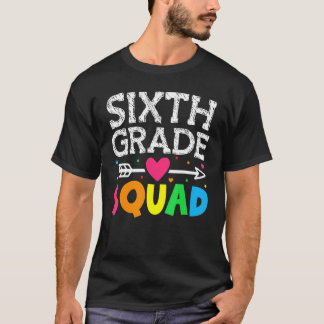 Camiseta Equipo de sexto grado de vuelta a la escuela profe