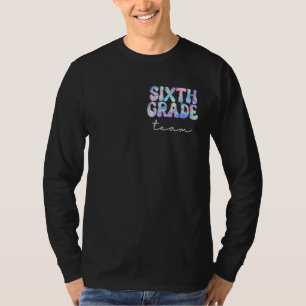 Camiseta Equipo de sexto grado Groovy de vuelta a la escuel