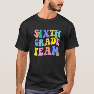 Camiseta Equipo De Sexto Grado, Primer Día De Regreso Al Pr