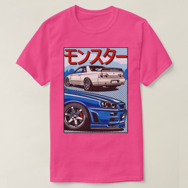 Camiseta Equipo de Skyline GTR (Diseño del anverso)