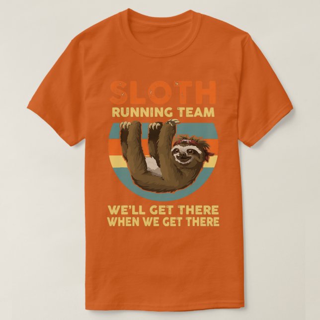 Camiseta Equipo de Slots Running Llegaremos allí 1 (Diseño del anverso)