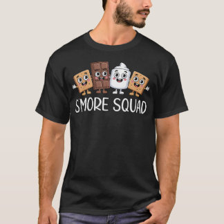 Camiseta Equipo de Smore Squad Camping Campfire Chocolate M