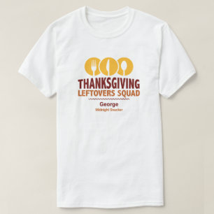 Camiseta Equipo de Sobras de Acción de Gracias