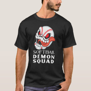 Camiseta Equipo de Softbol Demonio de Softbol
