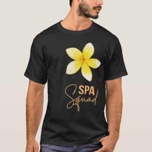 Camiseta Equipo de Spa con Orquídea para Personal de Spa