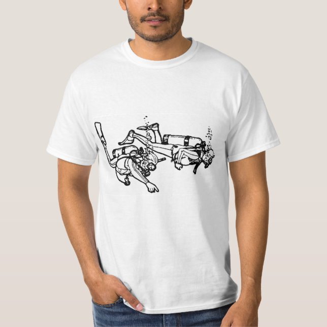 Camiseta ¡Equipo de submarinismo! (Anverso)