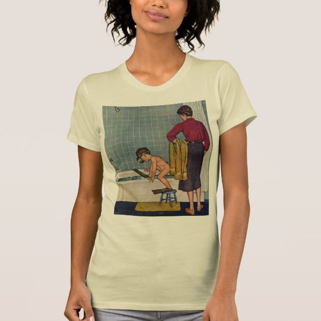 Camiseta Equipo de submarinismo en la tina (Anverso)