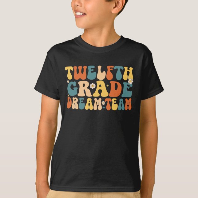 Camiseta Equipo de Sueño de 12º Grado (Anverso)