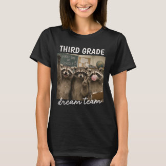 Camiseta Equipo de Sueño de Mapache de Nivel de Grado Perso
