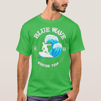 Camiseta Equipo de Surfing Blue Wave