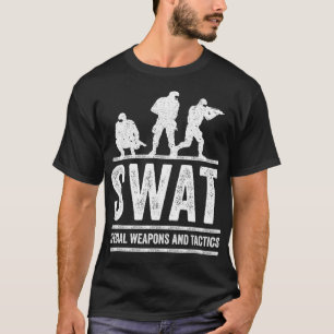 Camiseta Equipo de SWAT: alguacil policial para policía fue