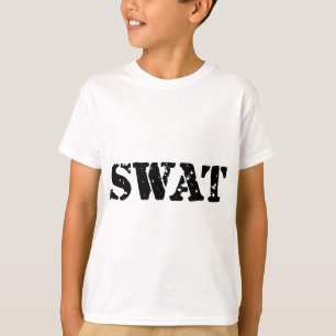 Camiseta Equipo de SWAT Divertido policía Vestimenta a adul