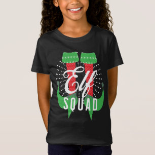 Camiseta Equipo de Tacones de Duende Navidad Fiesta Navideñ