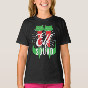 Camiseta Equipo de Tacones de Duende Navidad Fiesta Navideñ
