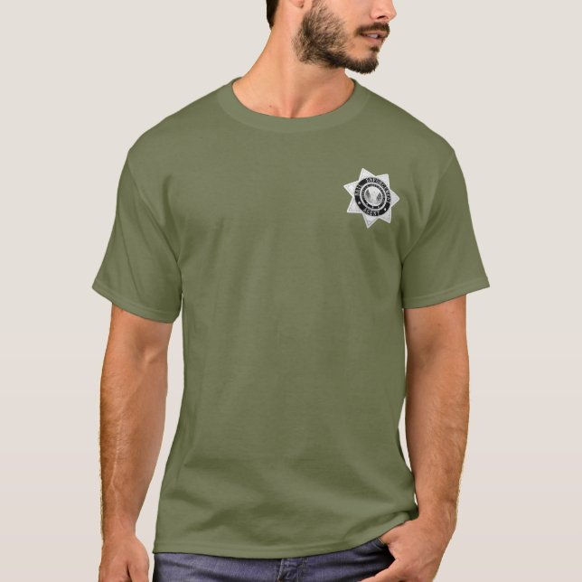 Camiseta equipo de tareas de detención fugitiva del SLBCD (Anverso)