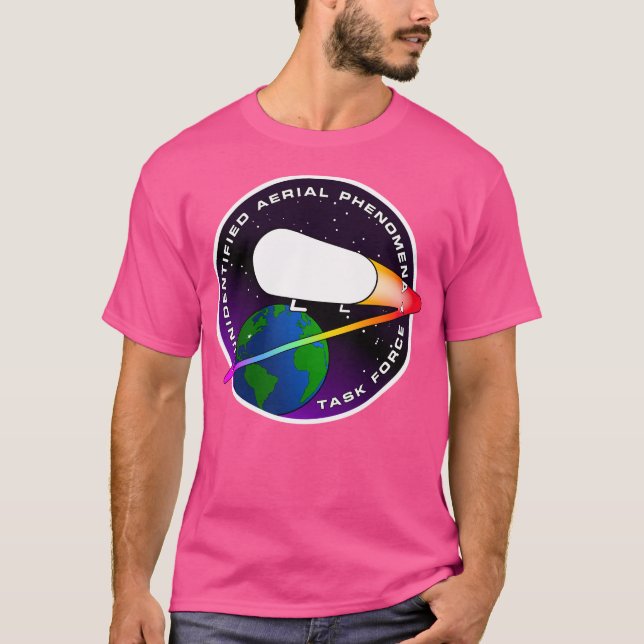 Camiseta Equipo De Tareas No Identificado Sobre Fenómenos A (Anverso)