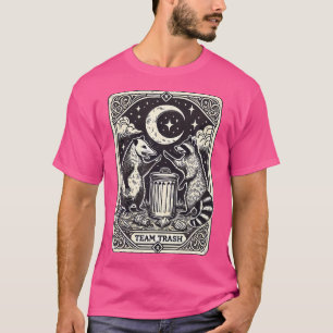 Camiseta Equipo de Tarjeta del Tarot Basura Media Luna Zari