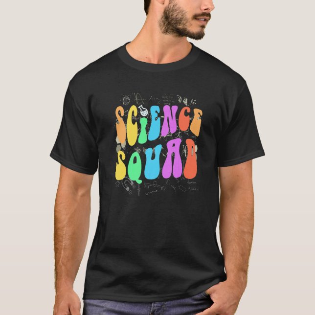 Camiseta Equipo de tecnología Groovy SCIENCE SQUAD STEM Equ (Anverso)