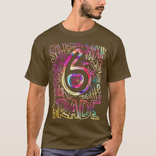 Camiseta Equipo De Tejido De Niños De Nuevo Al Sexto Grado 