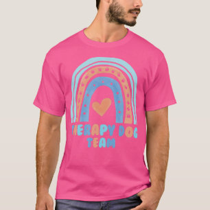 Camiseta Equipo De Terapia Del Perro Para El Tratamiento Co