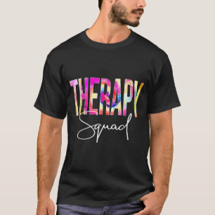 Camiseta Equipo de Terapia Tie Dye Regreso a la Escuela Muj