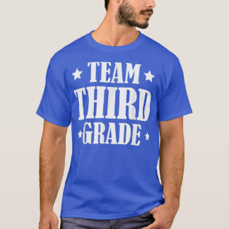Camiseta Equipo De Tercer Grado De Vuelta A La Escuela De 3