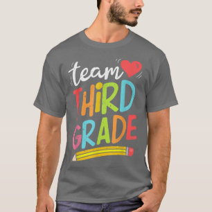 Camiseta Equipo De Tercer Grado De Vuelta A La Escuela De T