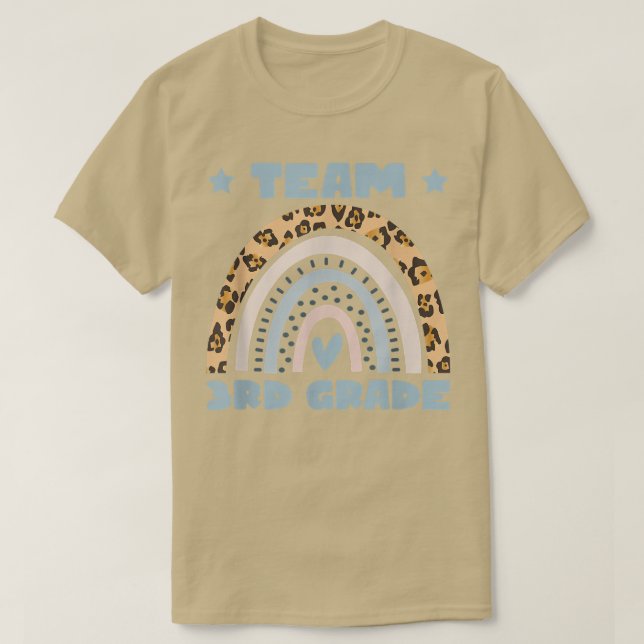 Camiseta Equipo De Tercer Grado De Vuelta A Maestra Escolar (Diseño del anverso)