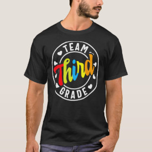 Camiseta Equipo De Tercer Grado De Vuelta Al Profesor De Ch