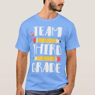 Camiseta Equipo de tercer grado Gracioso 3 de vuelta al pro