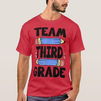 Camiseta Equipo de tercer grado Gracioso 3 de vuelta al pro