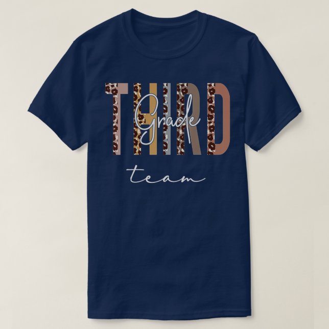 Camiseta Equipo De Tercer Grado Hola De Nuevo A La Apreciac (Diseño del anverso)