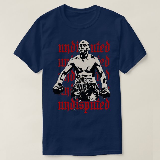 Camiseta equipo de terrence crawford (Diseño del anverso)