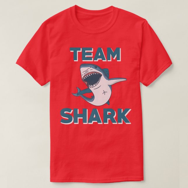Camiseta Equipo de tiburones Ama a los animales del mar de  (Diseño del anverso)