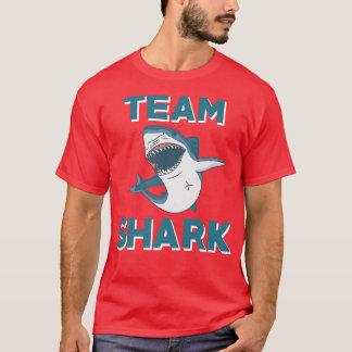 Camiseta Equipo de tiburones Ama a los animales del mar de 