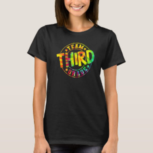 Camiseta Equipo de Tie Dye Tercer Grado 3er Grado Maestro d