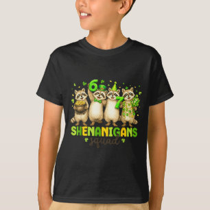 Camiseta Equipo de travesuras mapache para niños mujeres ho