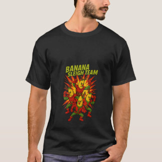 Camiseta Equipo de Trineo de Plátano del Escuadrón de Pláta