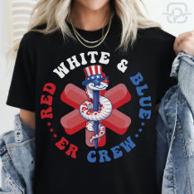 Equipo de Urgencias Patriota Enfermera Roja Blanca