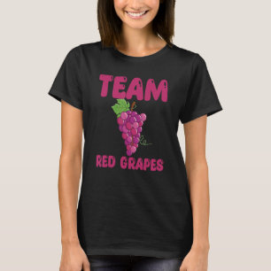 Camiseta Equipo de uvas rojas conjunto de amor uva roja