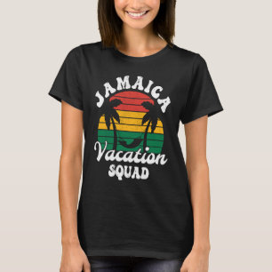 Camiseta Equipo de vacaciones angustiado retro Jamaica Cari