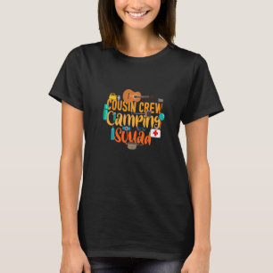 Camiseta Equipo De Vestimenta De Camping De La Tripulación 