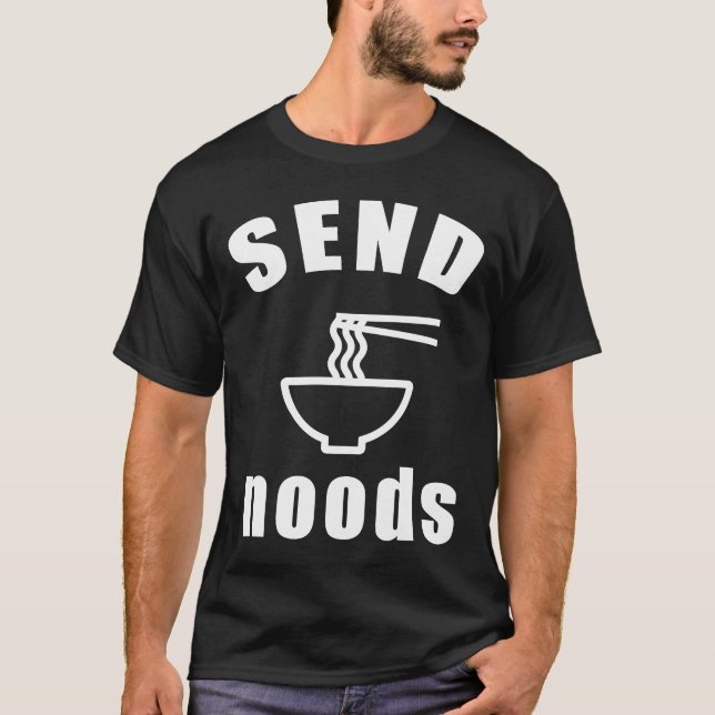 Camiseta Equipo de vestuario de fideos Enviar Nodos (Anverso)