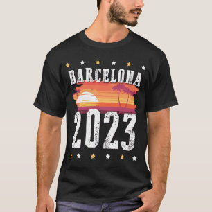 Camiseta Equipo de viajes de vacaciones de Barcelona 2023