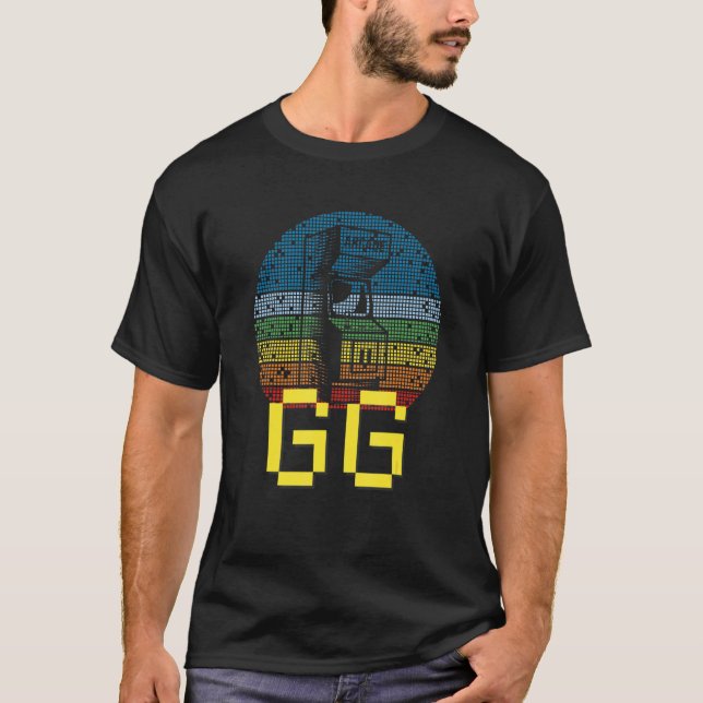 Camiseta Equipo de videojuegos de máquinas recreativas de v (Anverso)