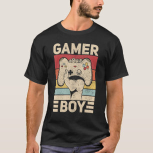 Camiseta Equipo de videojuegos retro de gamer Boy Gaming Ap