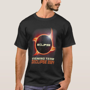 Camiseta Equipo de visualización de eclipse solar total Nin