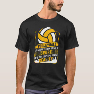 Camiseta Equipo de voleibol atlético retro Sport Net Spike 