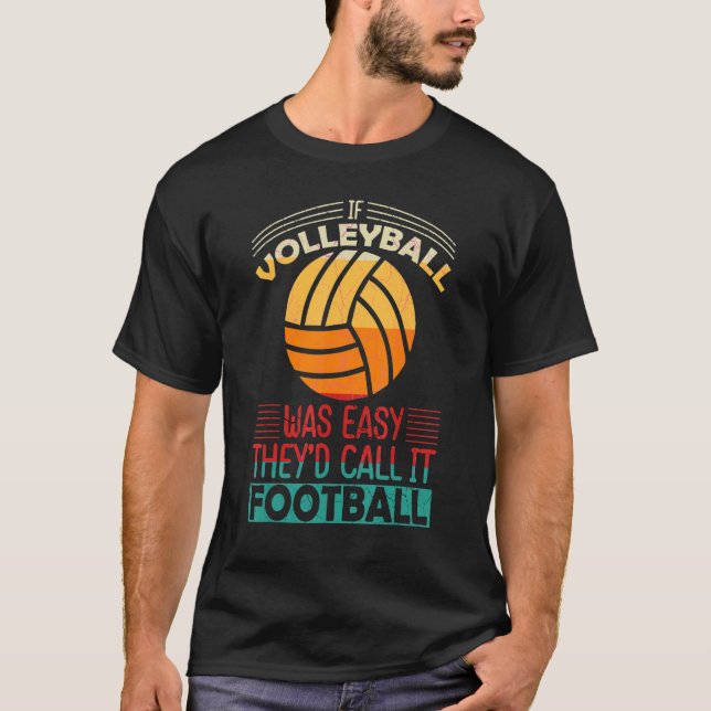 Camiseta Equipo de voleibol atlético retro Sport Net Spike  (Anverso)